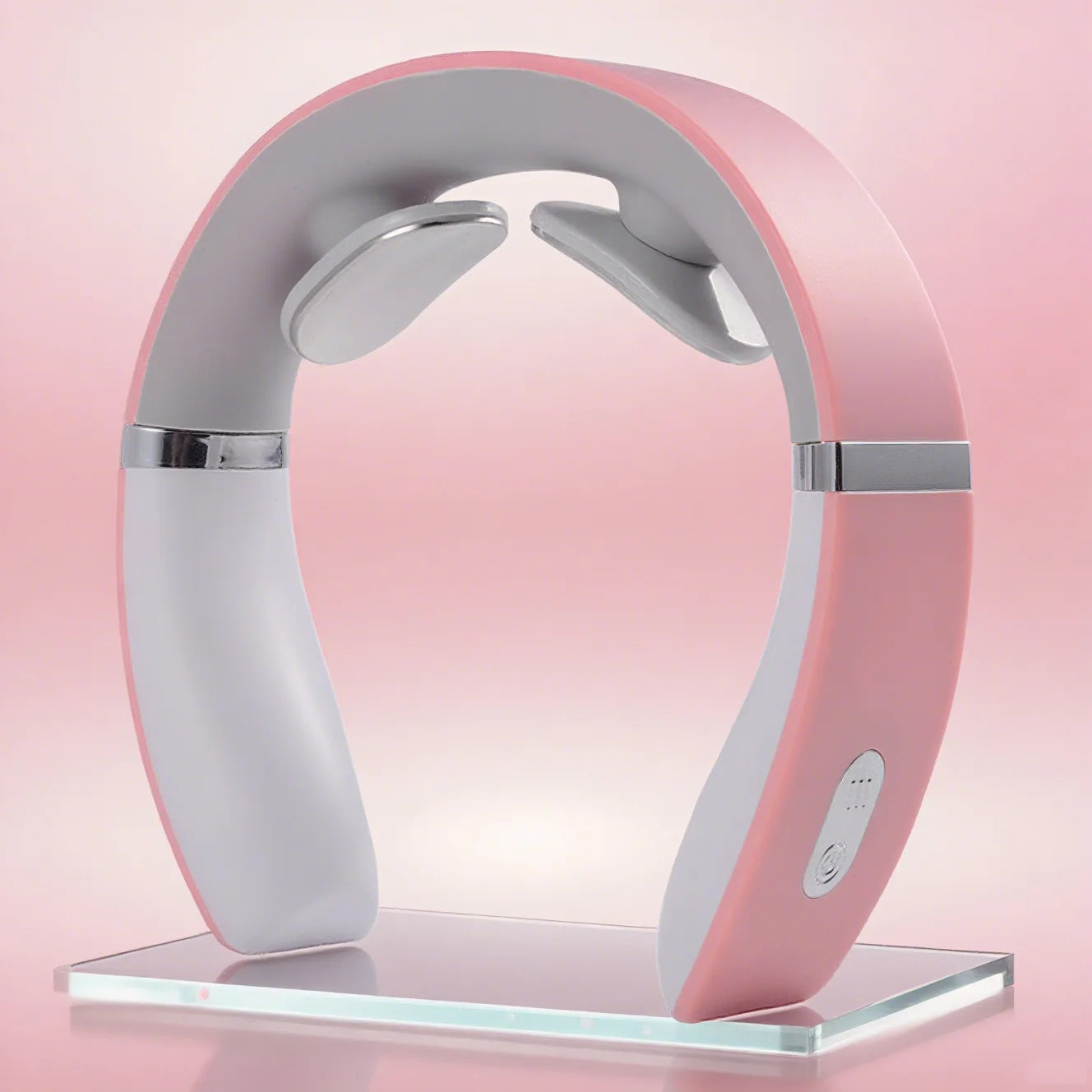 F2 Rechargeable Neck Massager Portable Neck Massage Device with Vibration for Shoulder Muscle Relaxation Home Office Use