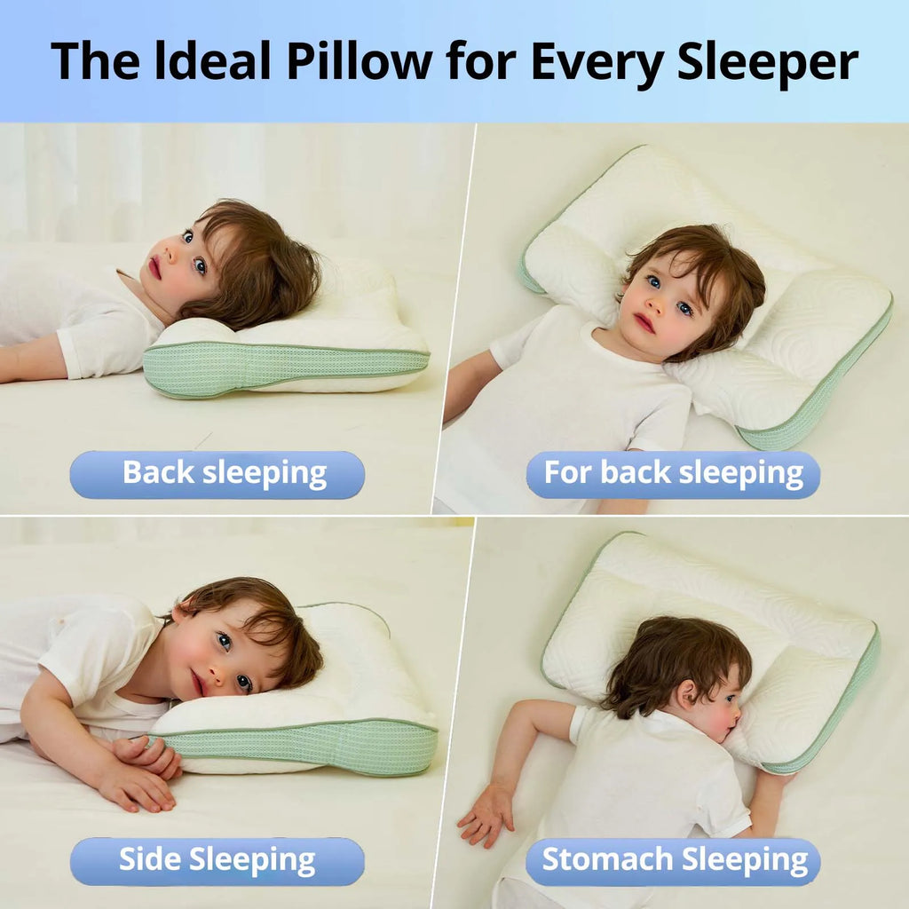 1-18 Years Children Neck Pillow Help Sleep Toddler Pillows Protection Neck Cervical Orthopedic Baby Pillow For Sleeping Almohada