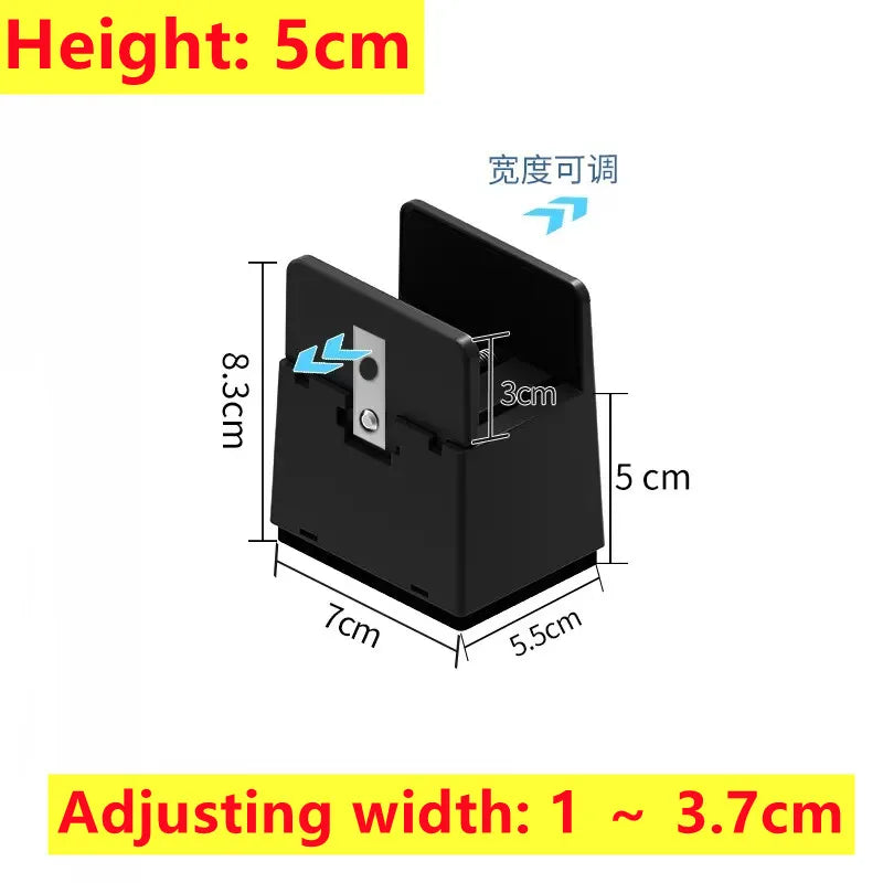 4PCS Adjustable Chair Feet Riser Screw Clamp 2 4 Inch Height Heavy Duty Sofa Tables Bed Furniture Risers With Screw Clamp