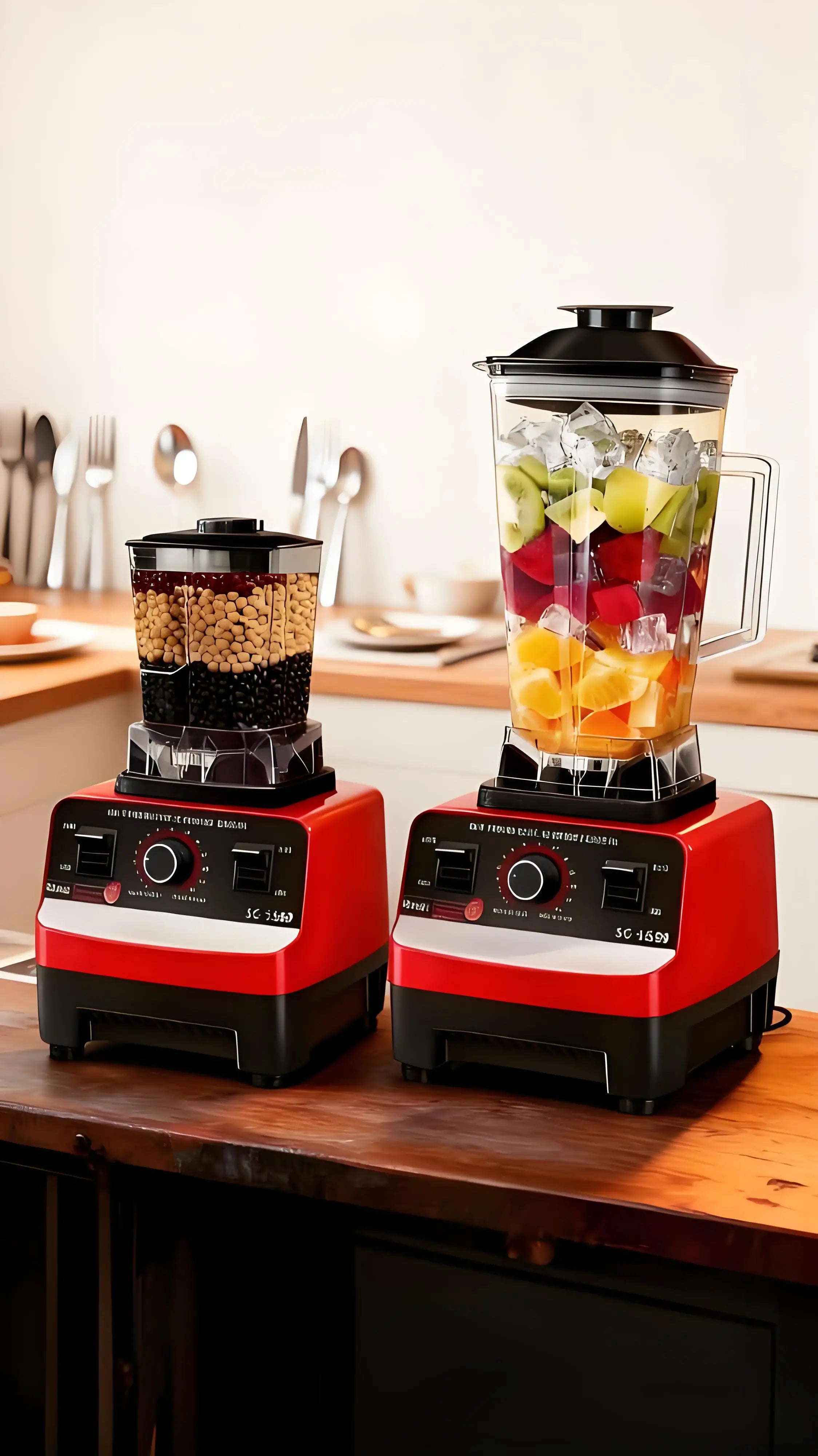 Safe BPA-Free Blender with Jar – Great for Smoothies & Beverages, Comes with 6 Useful Tools