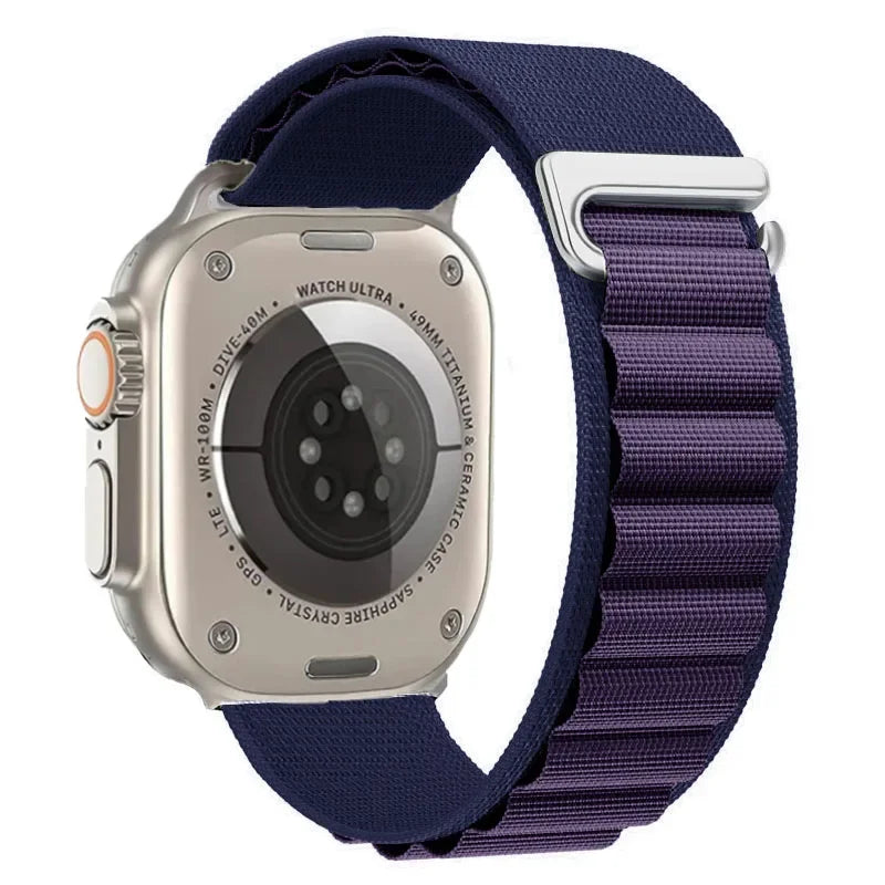 Alpine Loop Strap For Apple Watch Ultra 3 Band 49mm 11 10 9 8 7 46mm 42mm 45mm 41mm Nylon Sport Bracelet iWatch 6 5 SE 44mm Belt