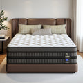 Full-Size Hybrid Mattress 12/14-Inch Medium Firm Gel Memory Foam with Pocketed Springs Boxed - Comfortable Mattress