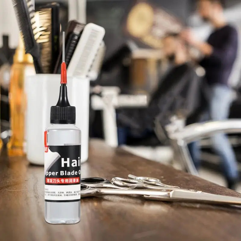 60ml Electric Clipper Shaver Maintenance Oil Lubricant Hair Trimmer Blade Oil Prevent Rusting Sewing Hair Salon Clipper Oil