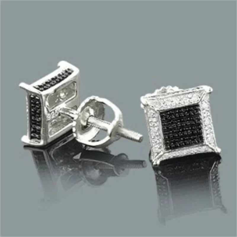 Square Stud Earrings – 11 Finishes