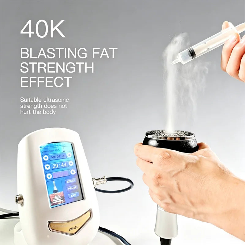 40K Ultrasonic Cavitation Machine, 3-in-1 Beauty Device, Skin Tightening & Face Lifting, Home Use Beauty Instrument