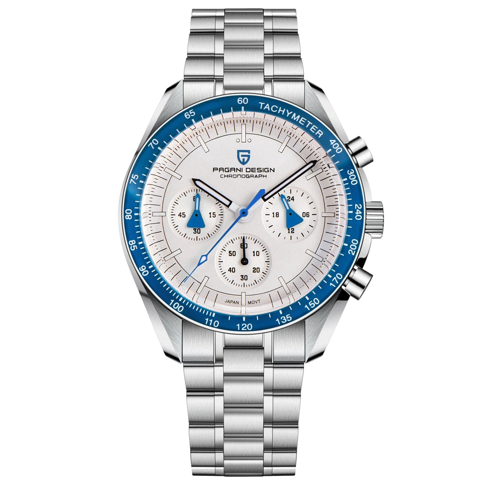 2026 New PAGANI DESIGN 1701 V5 Men's Watches Luxury Quartz Watch Men Sports Speed Chronograph AR Sapphire glass 100M Waterproof