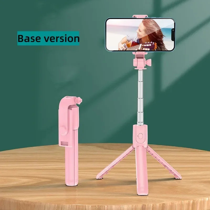 Retractable Wireless Live Broadcast Stand Mobile Phone Live Holder Smartphone Dimmable With Selfie Stick LED Fill Light Video