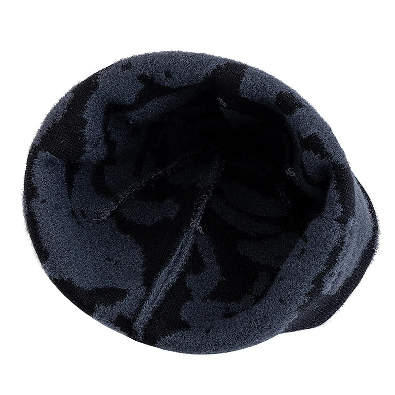 New Unisex Outdoor Skull Cap Fashion Geometric Printing Chic Winter Hats Sailor Style Hats For Men Women Autumn Ski Beanie Cap