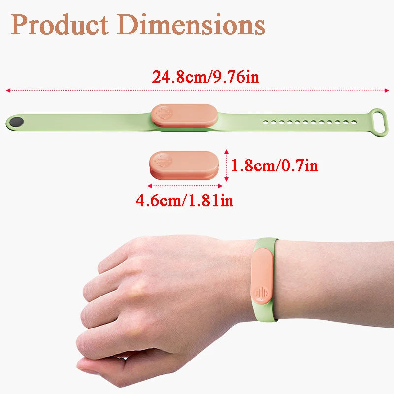 Wristband Pill Case Ultra-portable 360° Rotating with Buckle Travel Outdoor Daily Medication Container for Emergency Drug