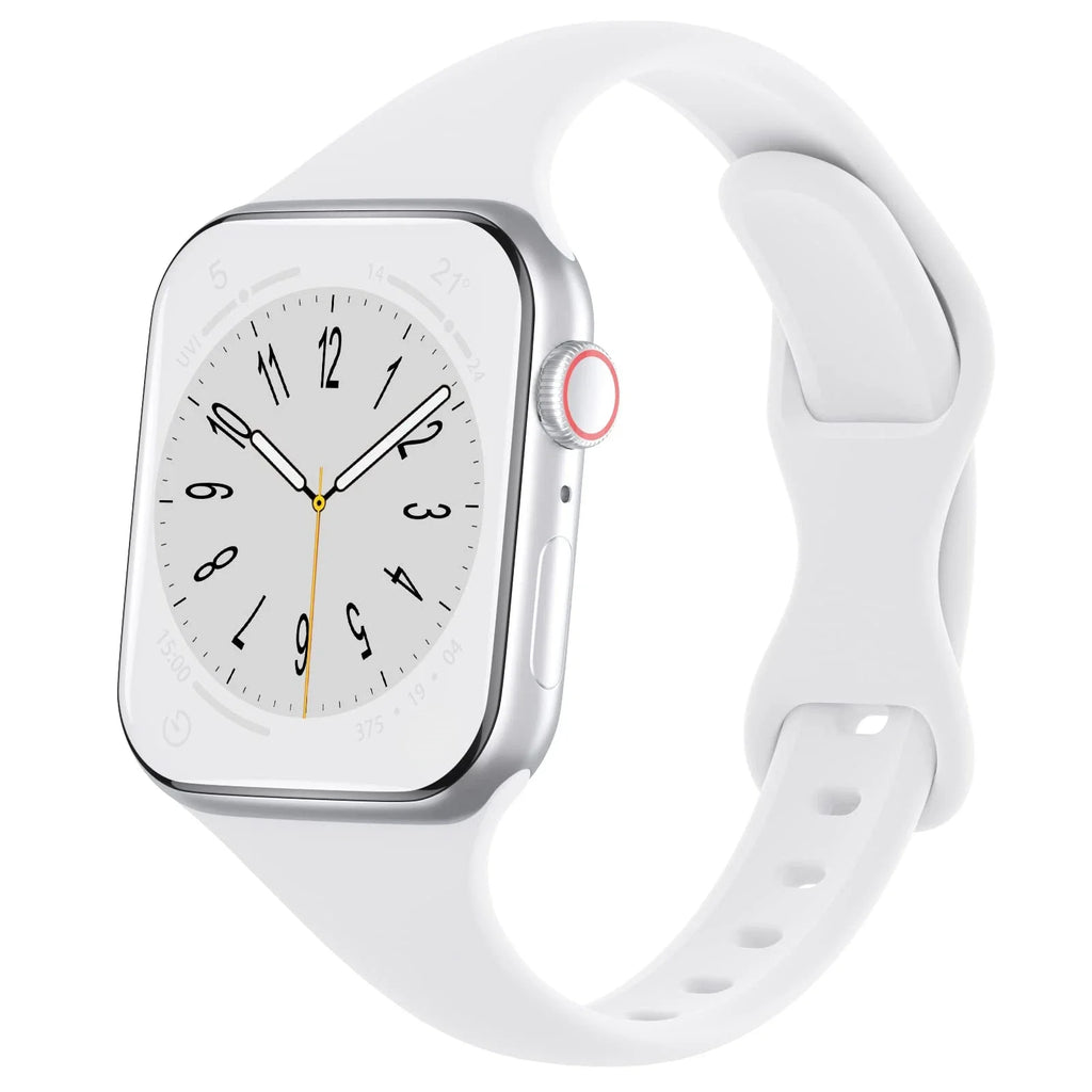 Silicone loop For Apple Watch Band 45mm 44mm 40mm 41mm 49mm Elastic Belt bracelet iWatch series ultra 5/4/3/SE/6/7/8 Strap
