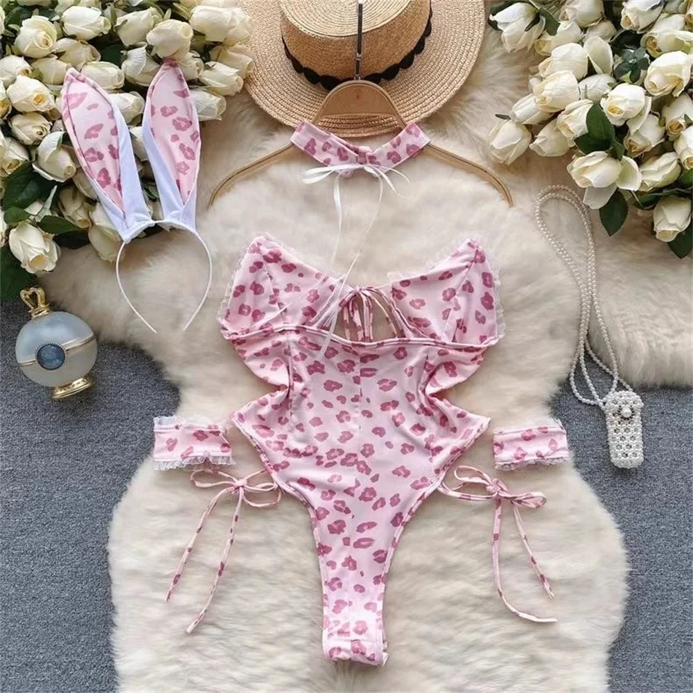 Woman Fashion Comfortable Jumpsuit Women Uniform Sexy Party Hotsweet Outfit Women Cool style Long Sleeve Jumpsuit Set Halloween