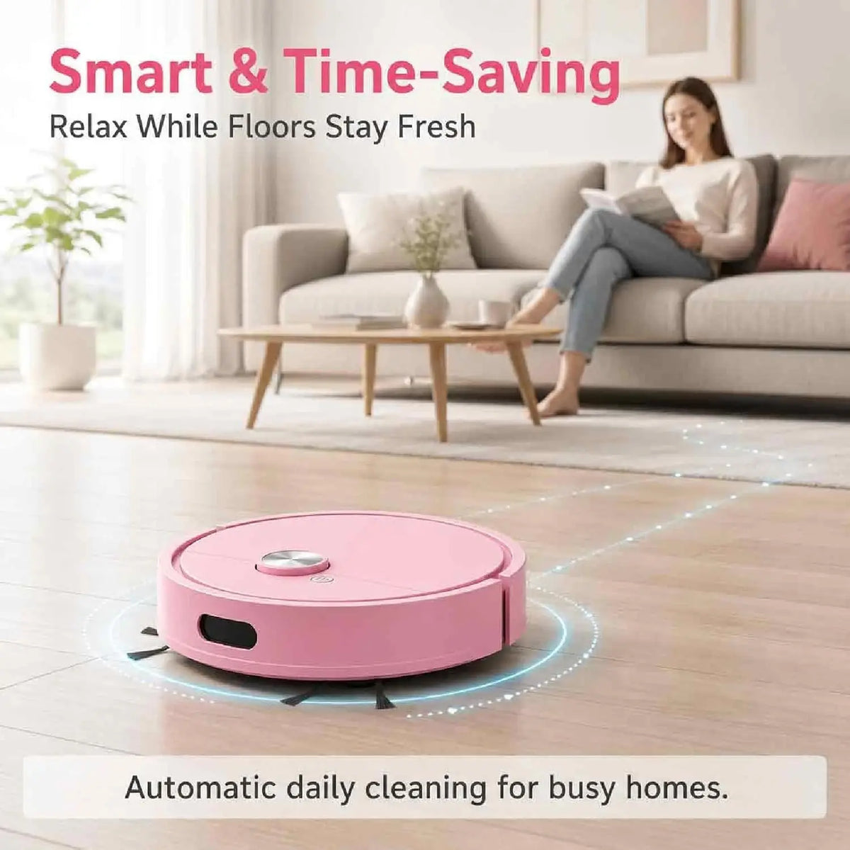 3 in 1 Sweeping Robot Vacuum Cleaner Mopping Smart Home USB Rechargeable Vacuum Mop Robot Sweep Floor Robot for Home Office
