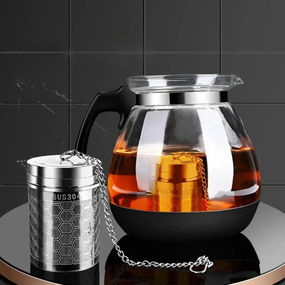 Tea Water Separator Reusable Coffee Tea Filter Stainless Steel Tea Infusers Loose Tea Strainer for Spices and Seasonings