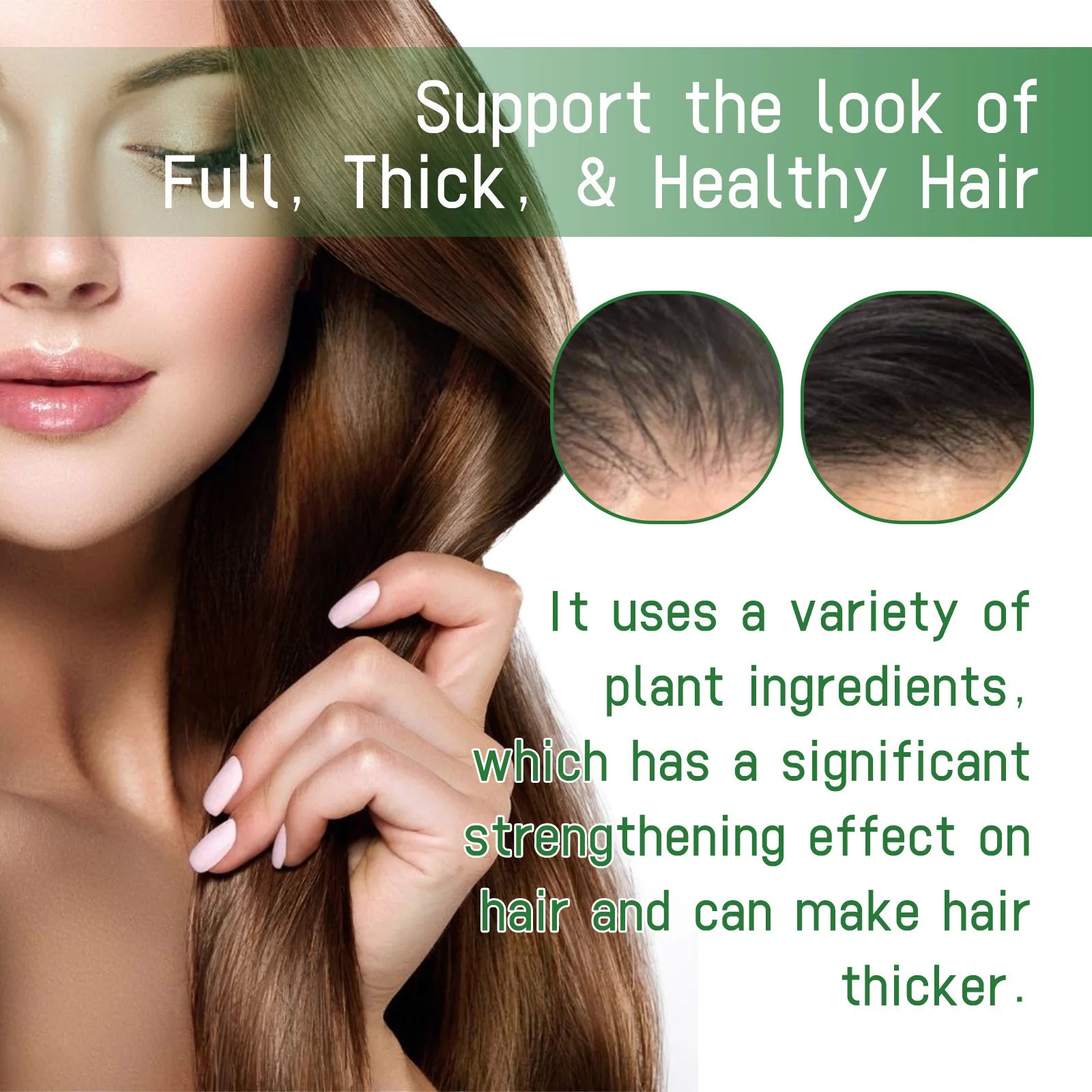Rosemary Spray for Hair Nourishing Scalp Treatment Strengthen Hair Loss Care Split Ends Remover Organic Hair Growth Spray 30ml