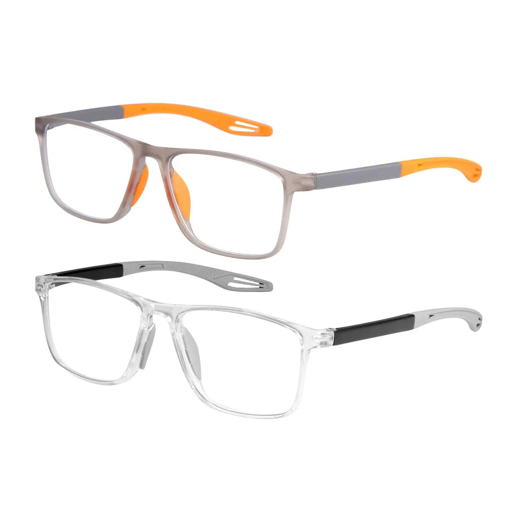 2 Pack Smart Automatic Zoom Eyeglasses Anti-Blue Light Reading Glasses Men Women Optical Spectacle Intelligent Zoom Eyeglass