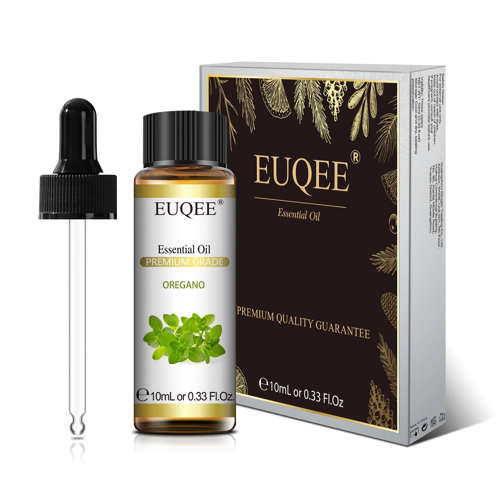 EUQEE 10ml Oregano Vetiver Essential Oil For Humidifier Candle Making Myrrh Ginger Helichrysum Lemon  Rose Eucalyptus Aroma Oils