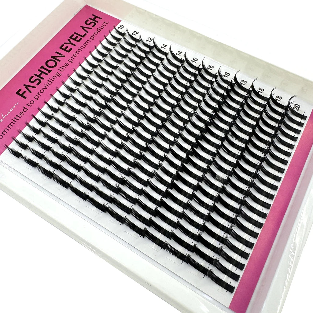 New Spikes Lashes 10-20mm Mix Extension Premade Individual Lashes Cluster Eyelashes Wispy Lashes Clusters Volume Manga Eyelashes