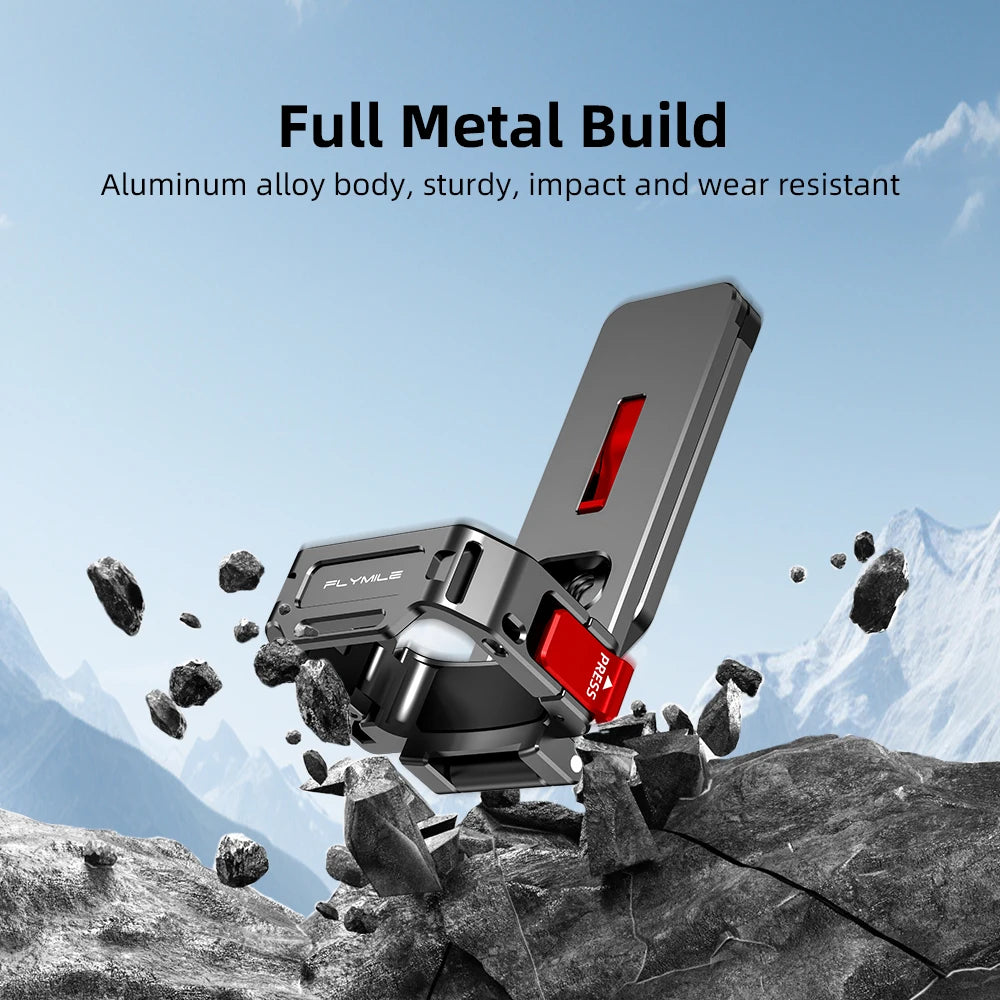 Flymile Metal Mantis Magnetic Tripod for DJI Osmo Pocket 3/4/4P Desktop Stand Selfie Handle Vlog Live Streaming Accessories