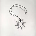 Forsaken Two Time Rebirth Tail Necklace 3D Printing Rope Chain Pendant Punk Choker Jewelry Accessory