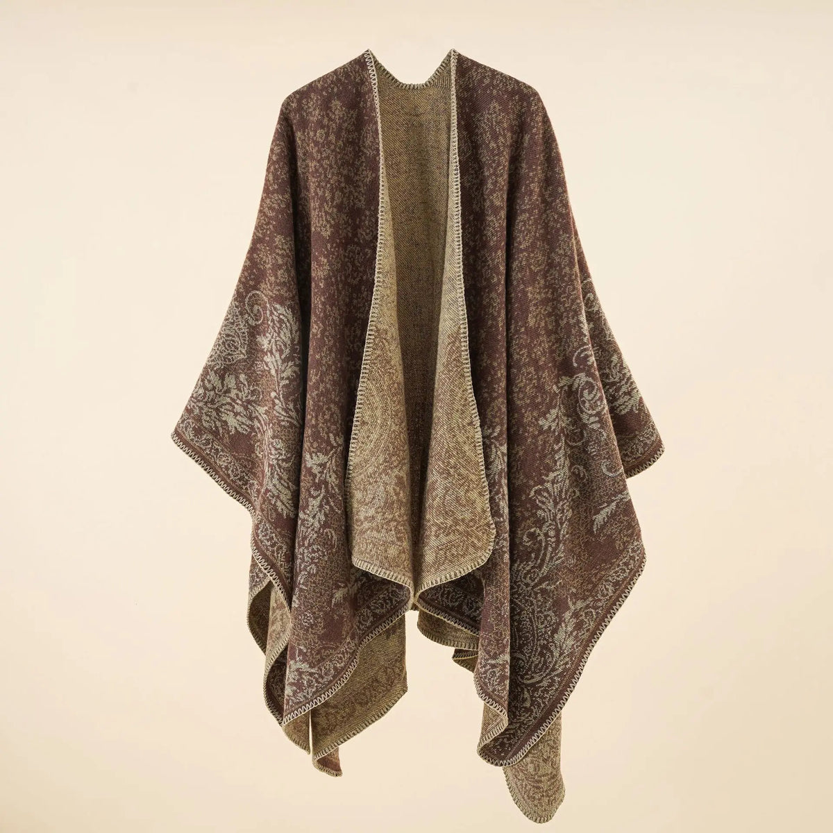 Cashmere Winter Warm Ponchos And Capes For Women Foulard Femme Shawls and Wraps Floral Pashmina Female Bufanda Mujer