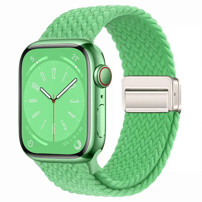 Nylon strap For Apple watch 11 10 42mm 46mm 9 8 7 45mm 41mm Ultra 3/2/1 49mm Magnetic wristband For iWatch 6 5 4 3 SE 44mm 40mm