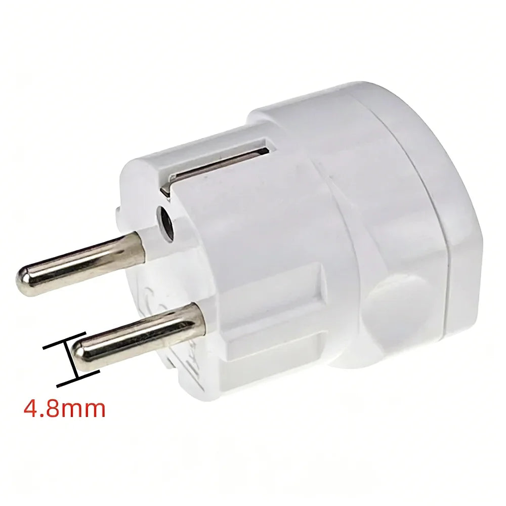Germany France to Italy Travel Adapter 10A/16A  250V Power Plug Converter for Italy  Chile Electrical Socket