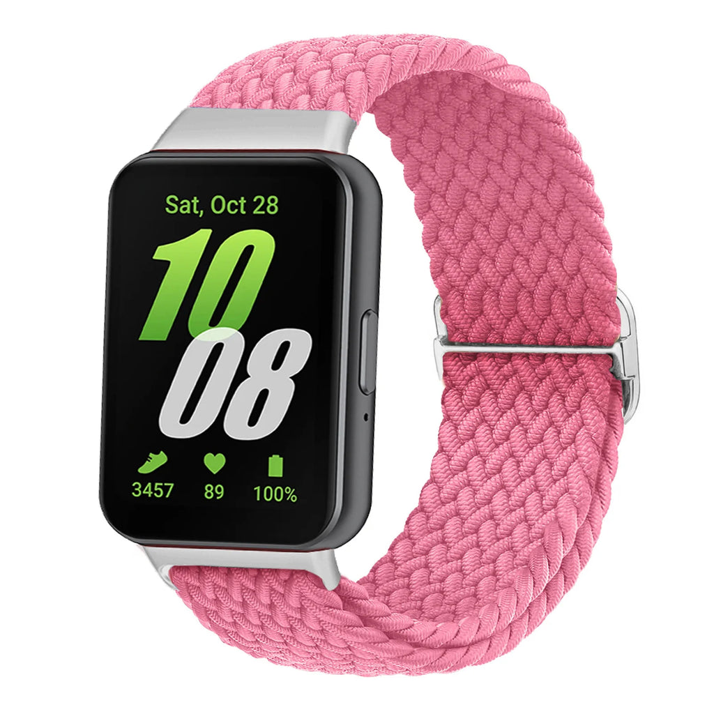 for Samsung Galaxy Fit 3 Strap Accessories watchband sport Nylon Braided Adjustable Replacement correa bracelet Galaxy fit3 band