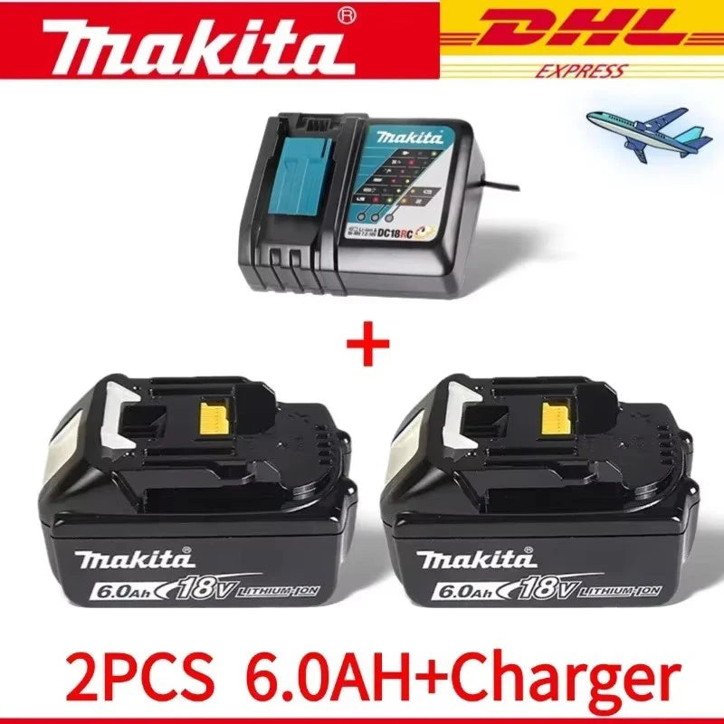 Original Makita Battery DDF487 Cordless Driver Drill Brushless Electric Impact Screwdriver Rechargeable  battery Power Tool