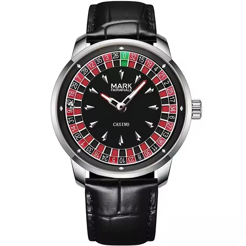 Mark Fairwhale 5031 New Top Brand Men's Quartz Watch Rotating Digital Dial Entertainment Cool Waterproof Night Light Watch Reloj