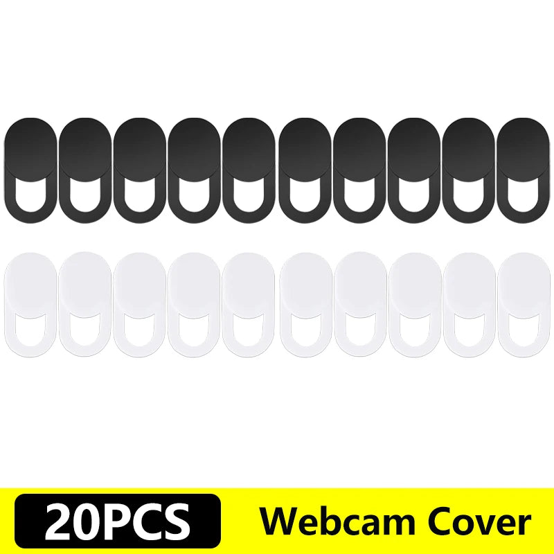 1-20Pcs Ultra-Thin Laptop Webcam Cover Self-adhesive Lens Protector For iPad Tablet PWeb Mobile Phone Lenses Privacy Sticker