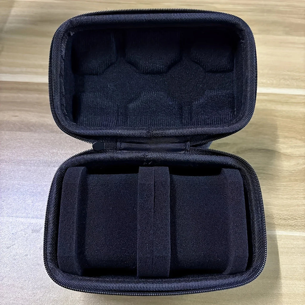 Premium Hard-Shell 2 Slots Watch Travel Case - Protective Storage Organizer Box for Men and Women's Watches - Shock-Resistant