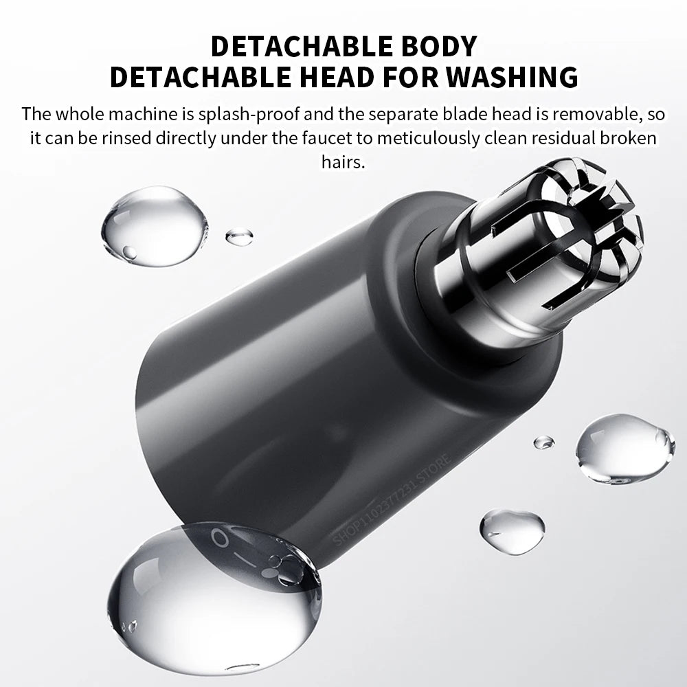 Original NEW MIJIA Electric Nose Hair Trimmer Portable Nose Ears Hair Eyebrow Trimmer for Men Rechargeable Painless Clipper