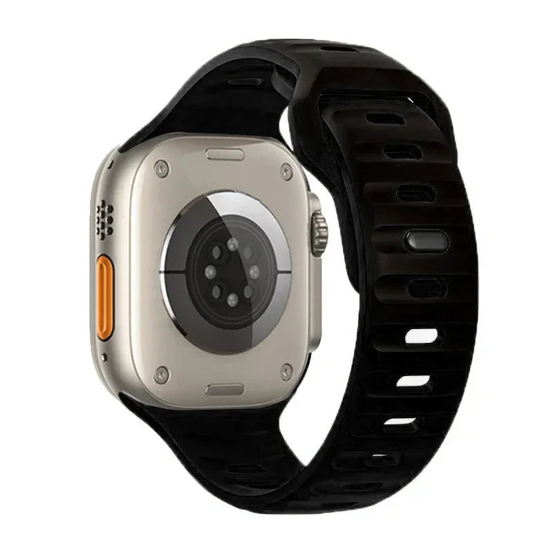 Silicone Strap for Apple Watch Band series 10 42mm 46mm 9 8 7 41 45mm ultra2 49mm 44 40 38 42mm Correa Band for Iwatch 6 SE 5 4