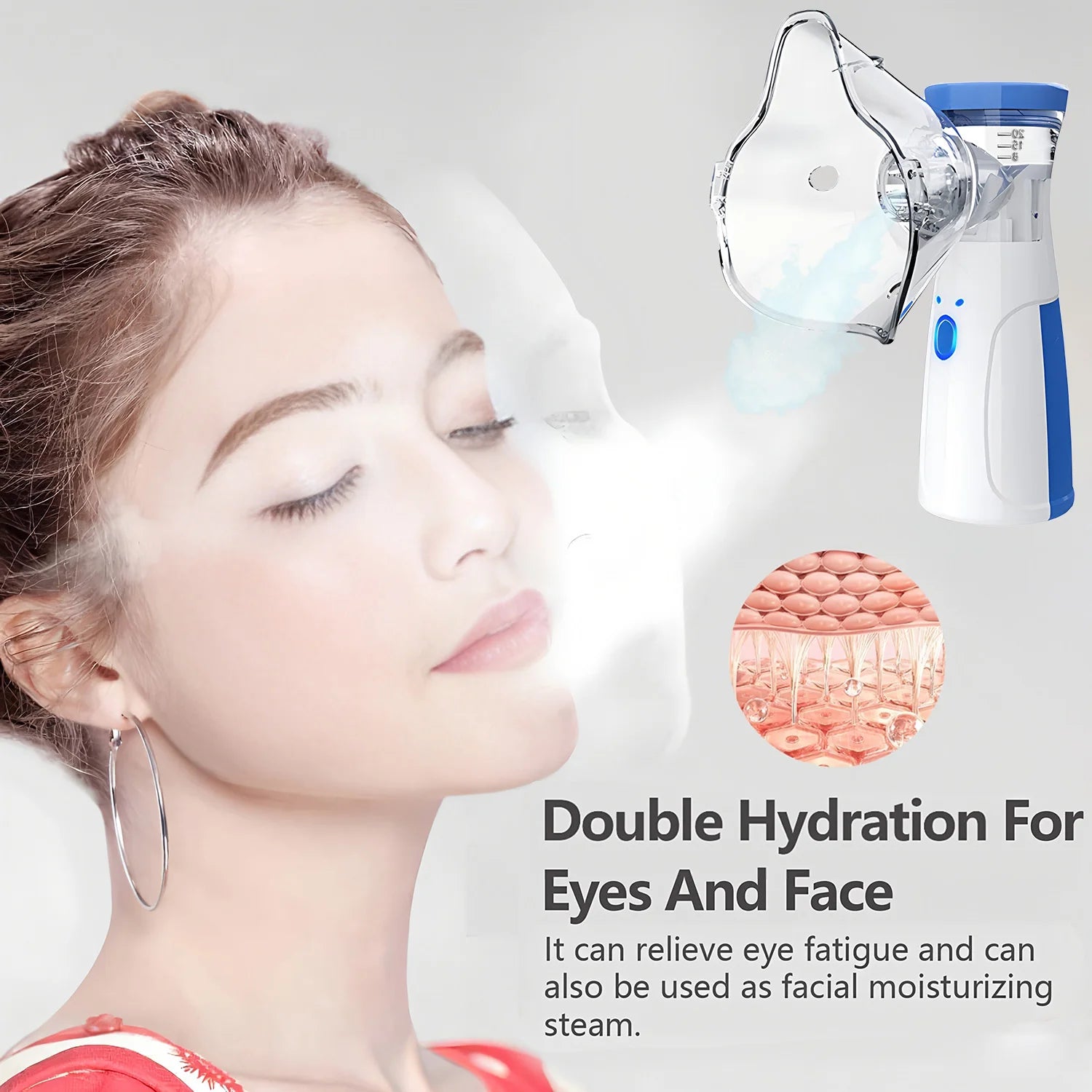 Mini USB Mist Facial Sprayer Humidifier Nebulizer Face Steamer Moisturizing Beauty Instruments Face Skin Care Tools