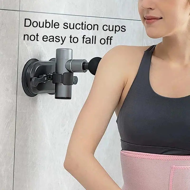 Suction Cup Massage Gun Holder Fascia Gun Bracket Hands-Free Massager Accessory