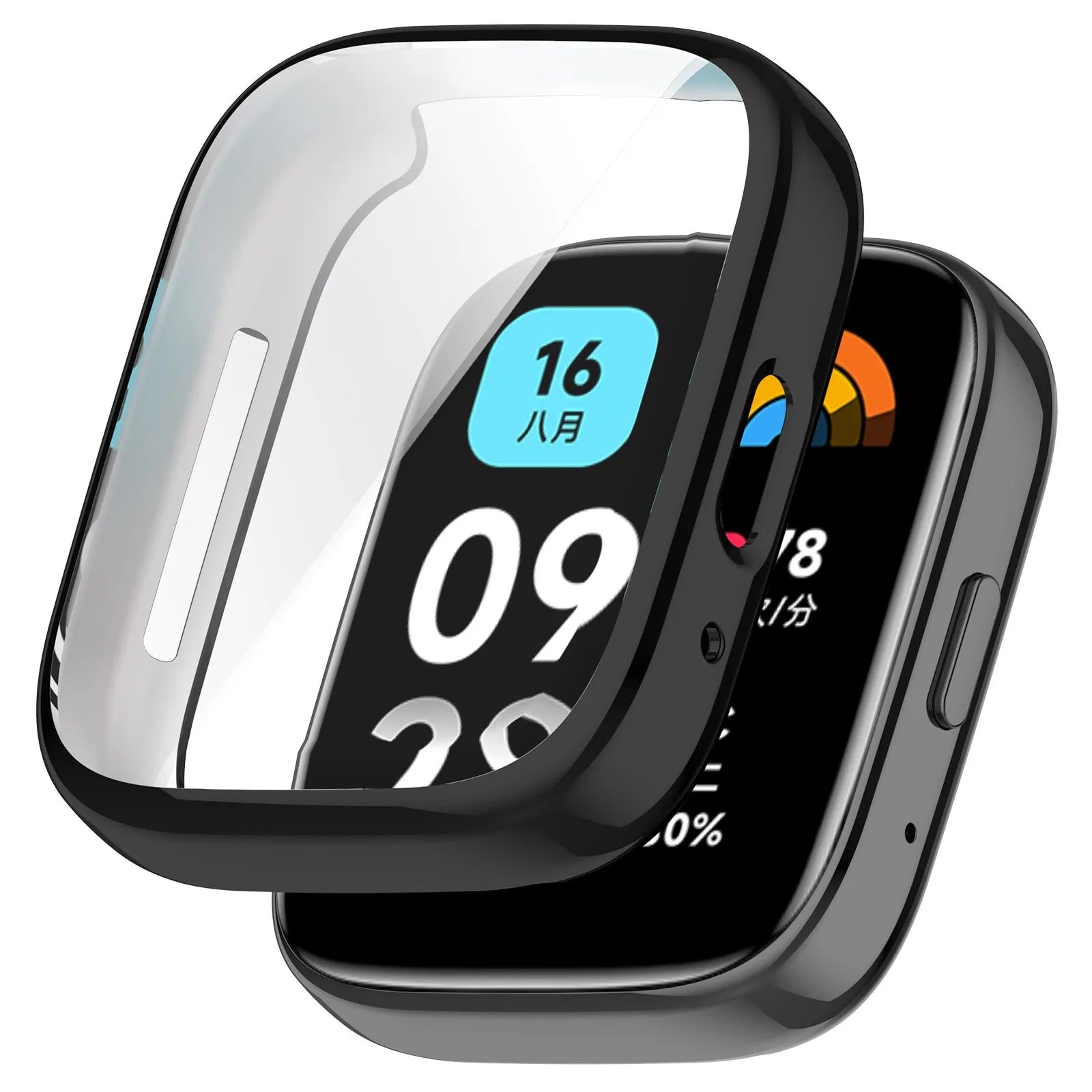 Soft Silicone Strap for Redmi Watch 3 Active Strap Accessories Smart Replacement Watchband and Screen Protector Case Wristband