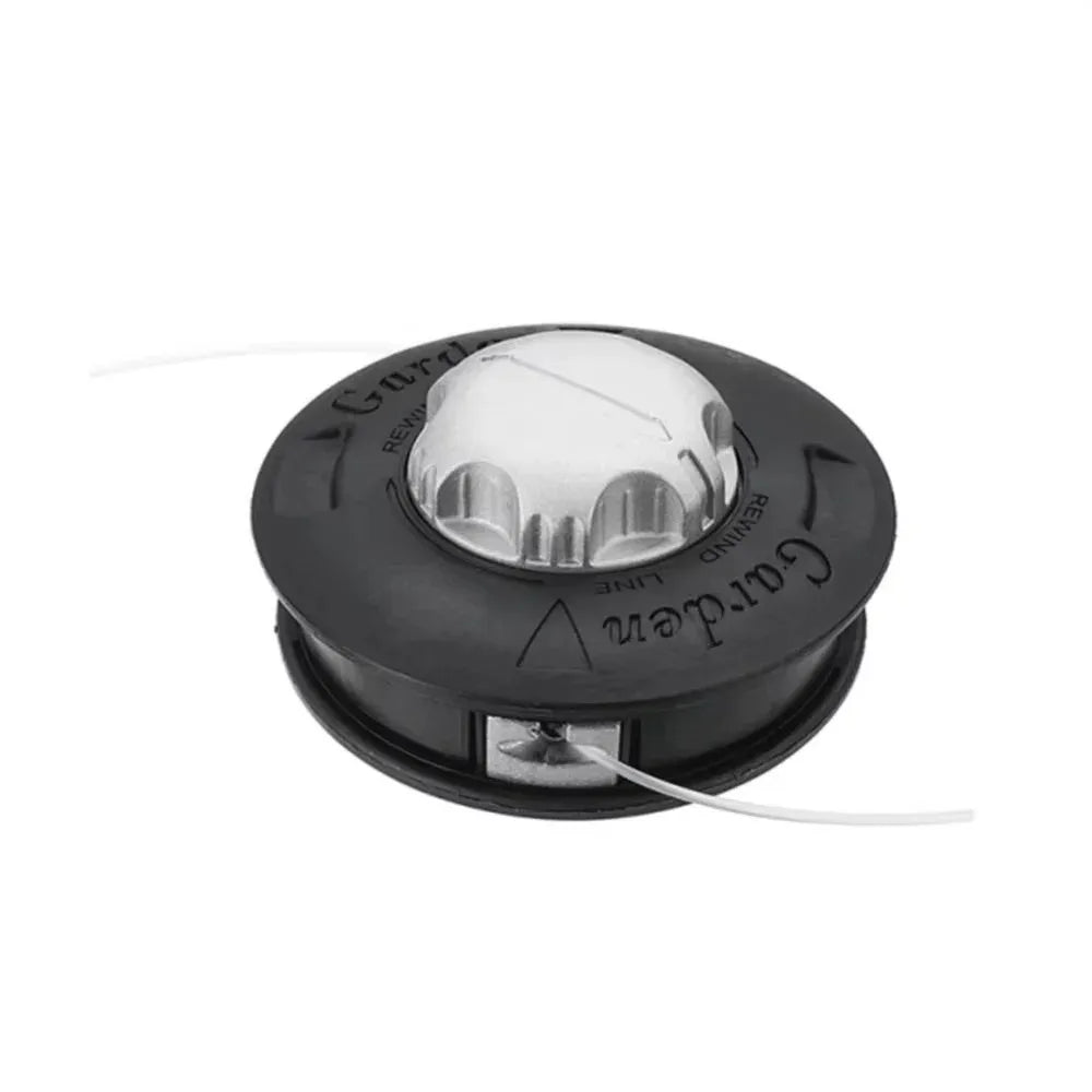 Universal M10 Bump Spool Aluminum Grass String Trimmer Head with 2 Lines Cutter Head for Brush Cutter Lawn Garden Tools