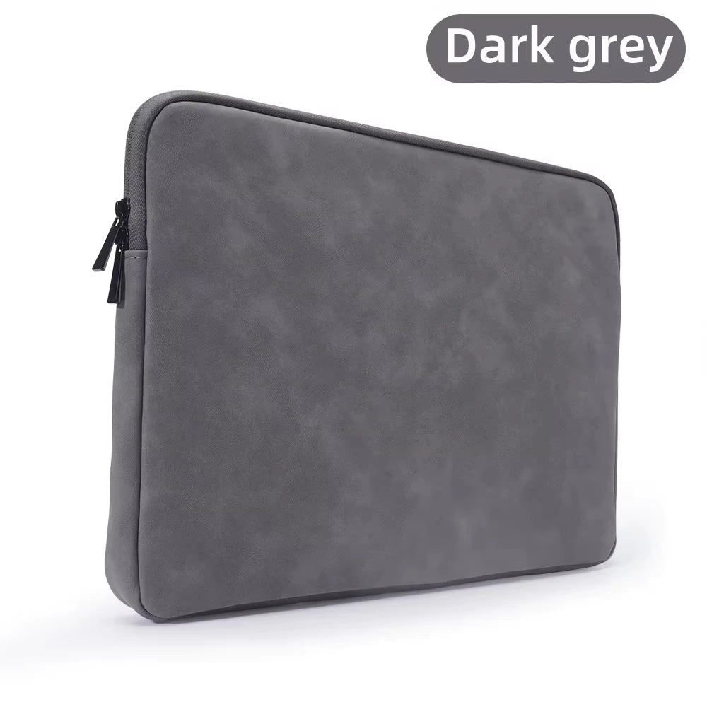 PU sheepskin leather fabric Waterproof Leather 9.7-15.6 inch Tablet PC Carrying Case Protective  Notebook Shockproof Cover