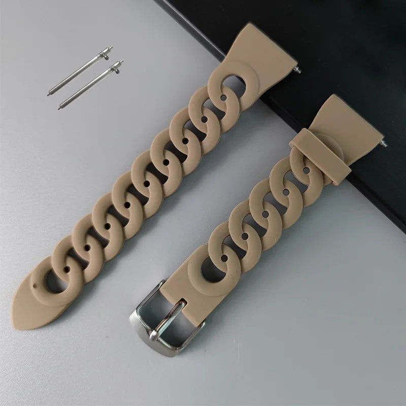 20mm strap For Samsung Galaxy watch 4/4 classic/5 Pro/Active 2/3/Gear S3/amazfit bip 22mm bracelet Huawei watch GT 2/3 Pro band