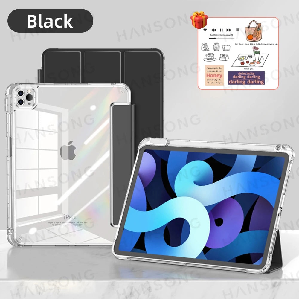 For iPad A16 11th Case For Air 11 M3 M4 Air 13 M4 10th Gen 10.9 7 8 9th 10.2 Air4 5 Pro 11 12.9 13 M4 M5 5 6th 9.7 Mini6 7 Cover