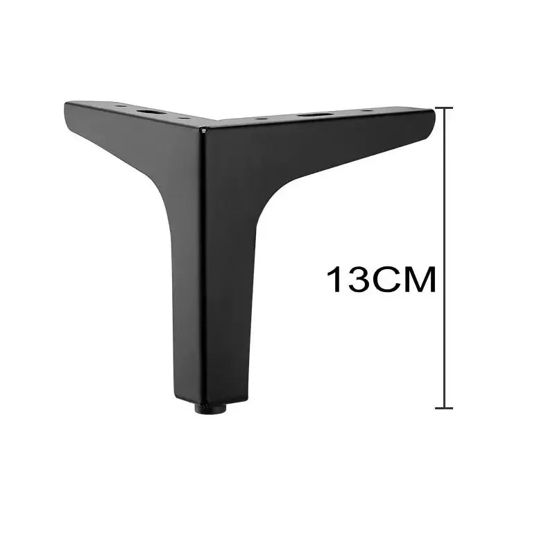 4pcs Modern furniture legs metal gold Black Iron Sofa Feet for Table Bed Chair Desk Dresser Cabinet support Furniture Hardware