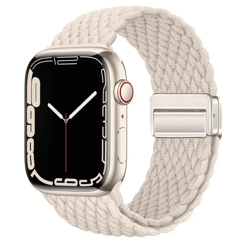 Nylon strap For Apple watch 11 10 42mm 46mm 9 8 7 45mm 41mm Ultra 3/2/1 49mm Magnetic wristband For iWatch 6 5 4 3 SE 44mm 40mm