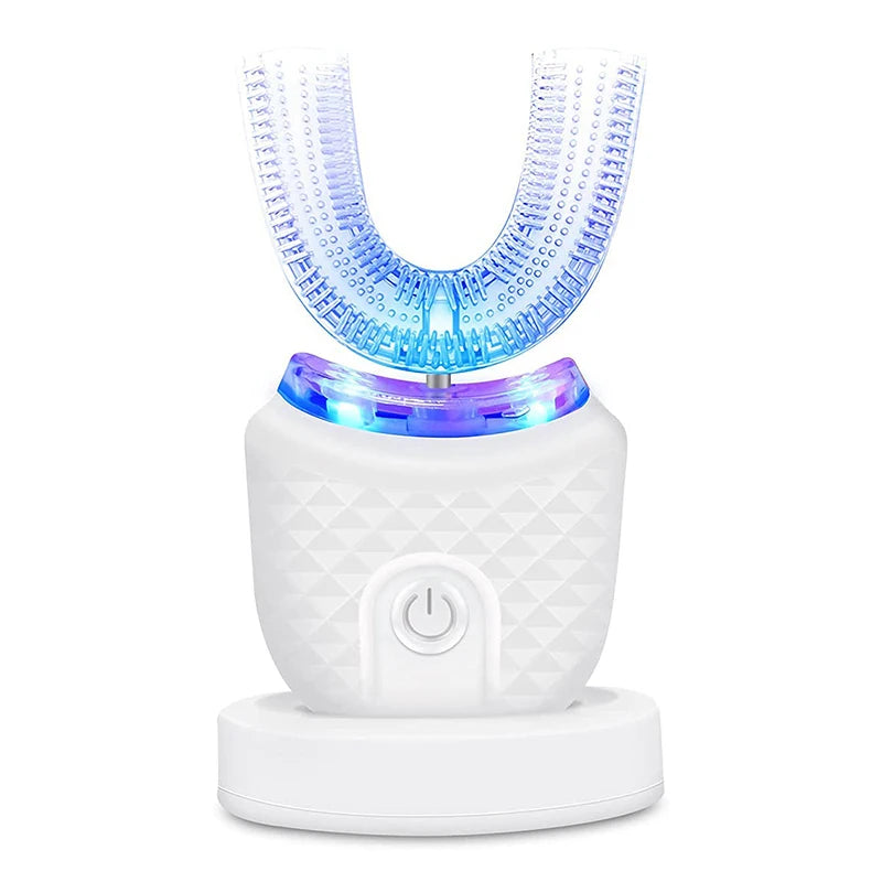 Professinal Portable 360 Degree U Shape Sonic Toothbrush Oral Cleansing Brush Sonic Automatic Electric Toothbrush