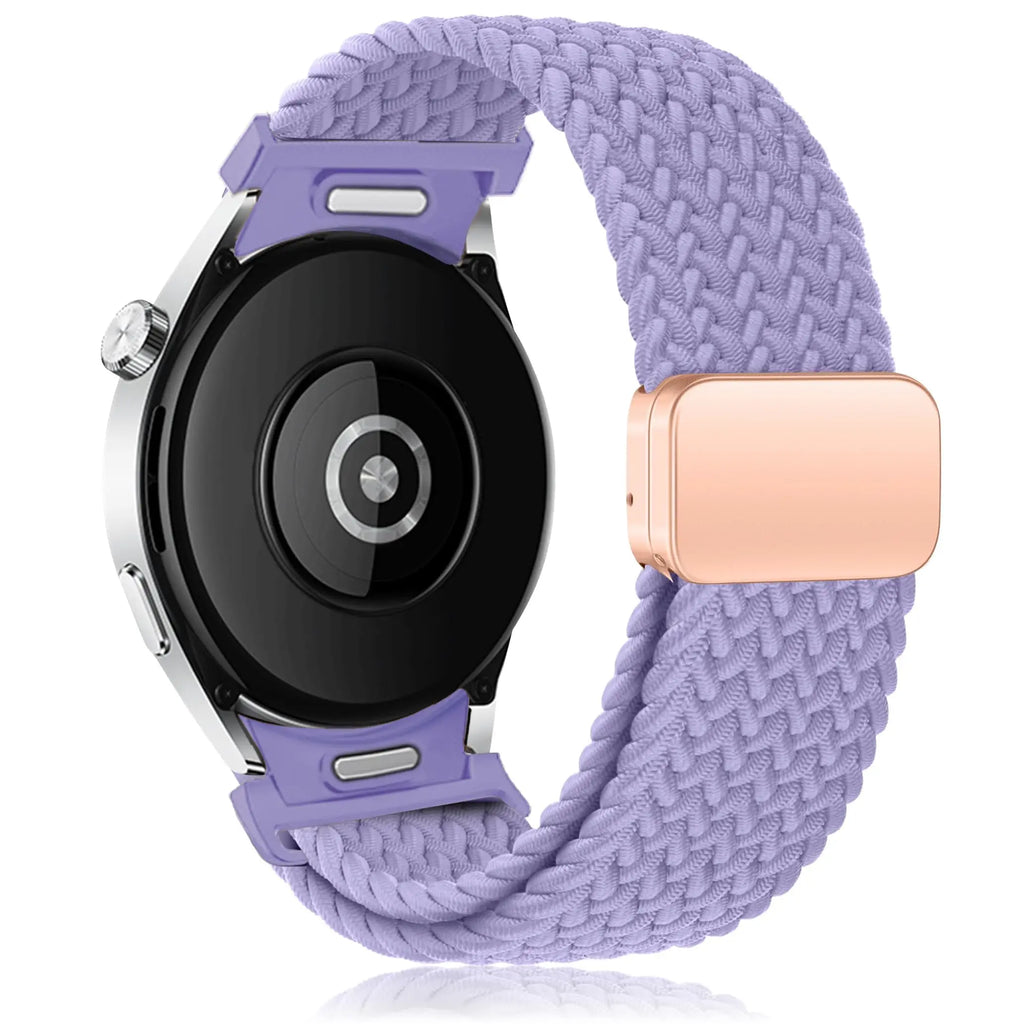 No Gaps Band For Samsung Galaxy Watch 6 4 classic/5 pro 47mm 43mm 44mm 40mm magnetic Braided bracelet Galaxy watch6 watch4 strap