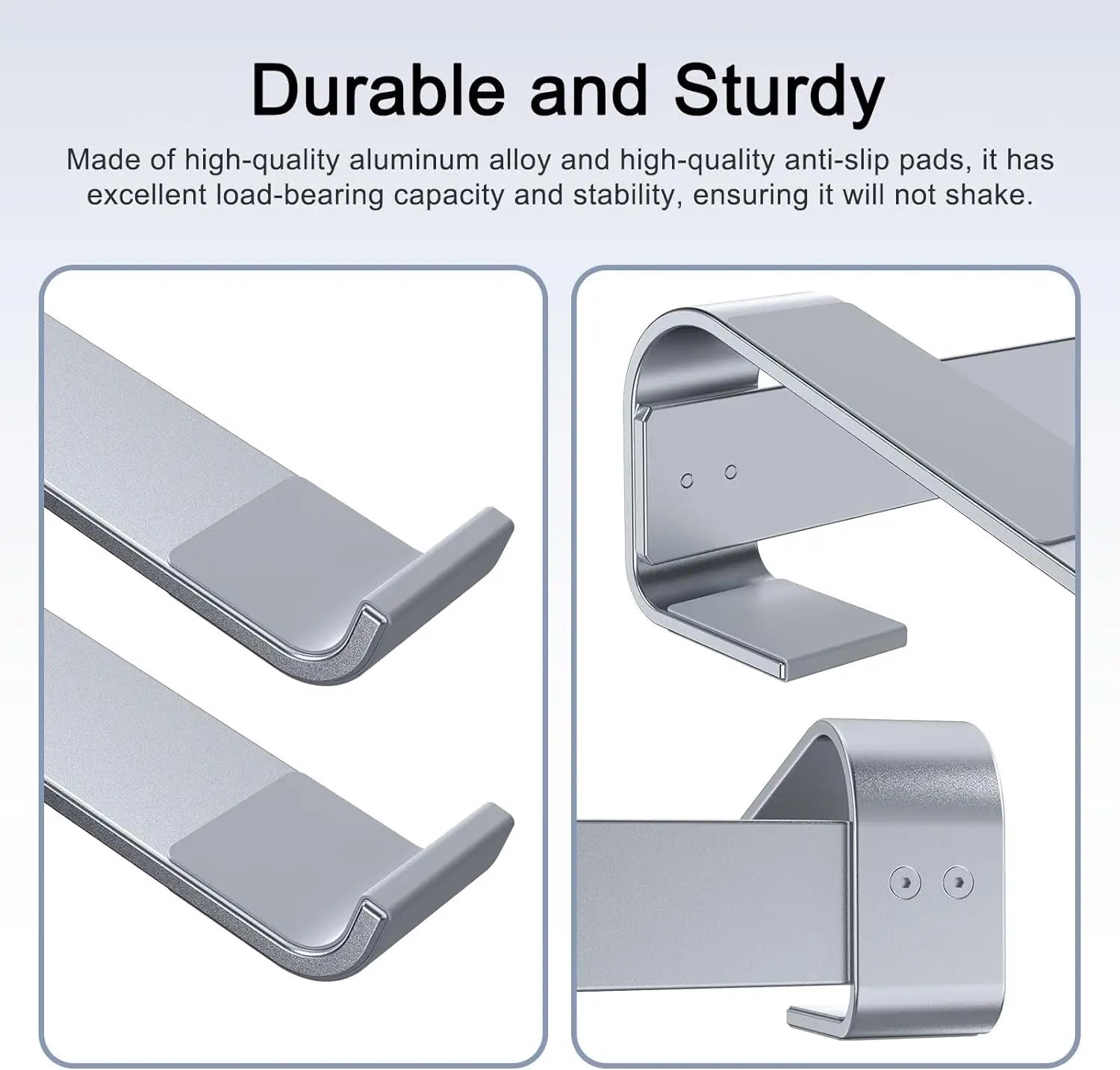 Aluminum Laptop Cooling Stand Riser for Desk Macbook Pro Air Dell HP Lenovo Notebook Computer Holder Bracket Support Accessories