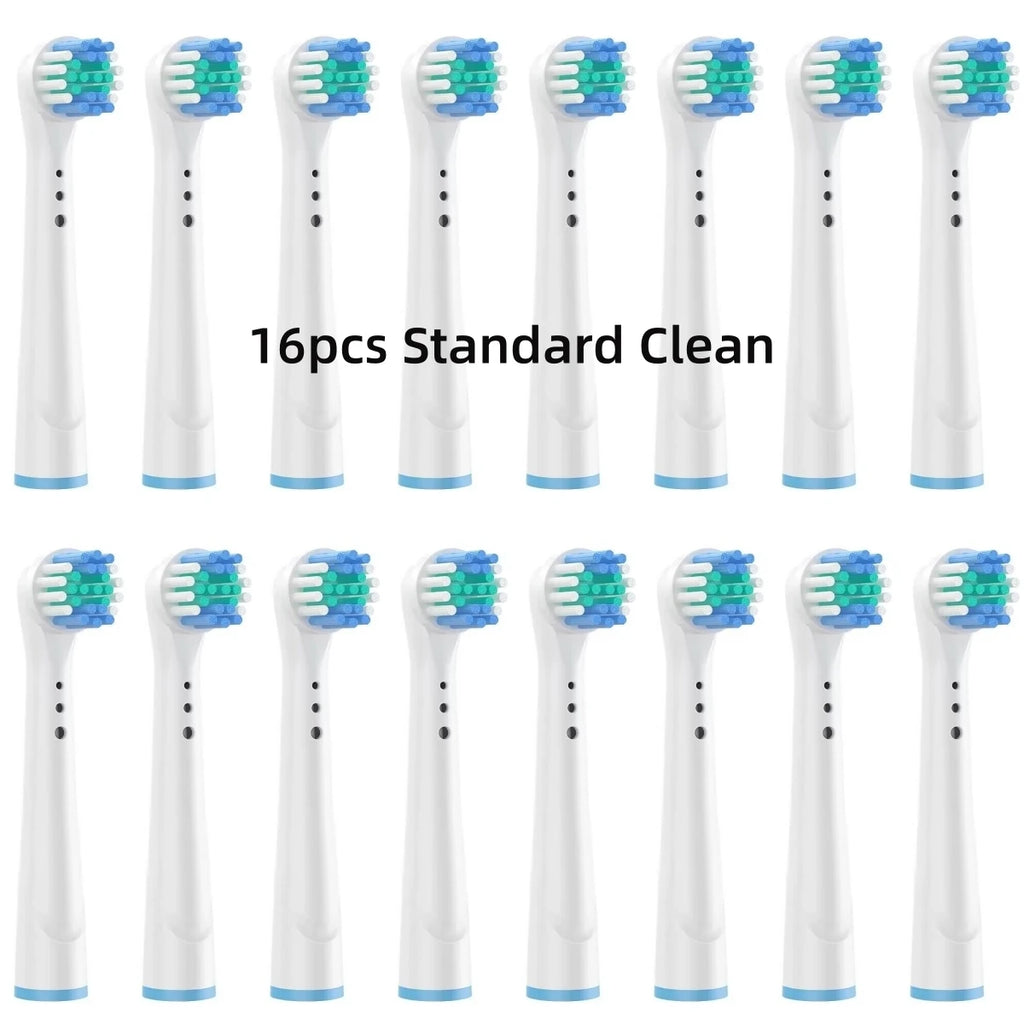 16/20PCS Brush Head nozzles for Oral B Electric Toothbrush Replacement Head Refill Sensitive Floss Cross Action (Not for iO)