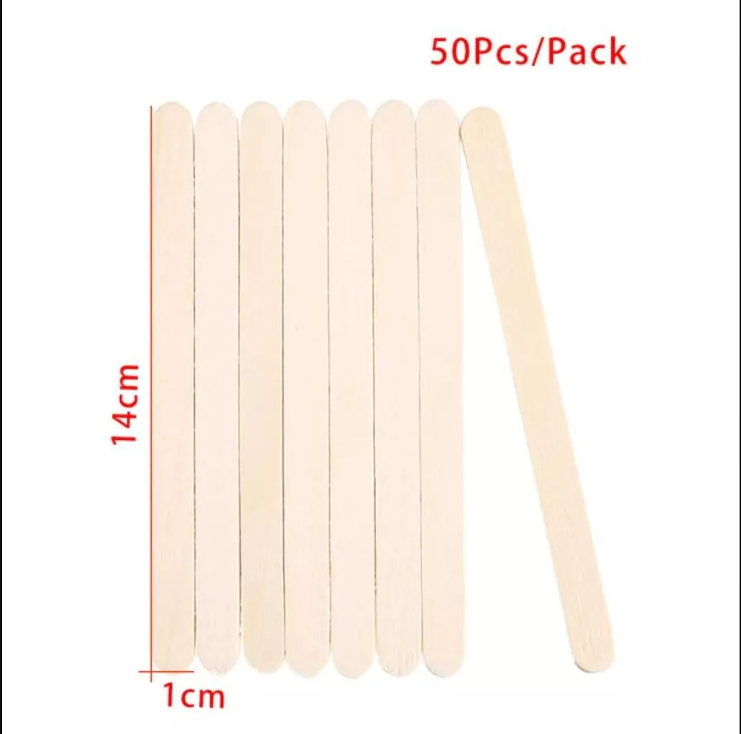50/100/150Pcs Resin Tool Epoxy Stirring Stick Popsicle Ice Cream Stick Handmade DIY Resin Mold Wood Ice Pop Sticks Making Tools