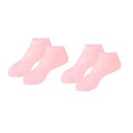 4pcs/2 Pairs Elastic Silicone Moisturizing Foot Socks For Dry Cracked Feet Foot Care Socks Massage Moisturizing