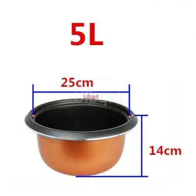 304 stainless steel rice cooker inner container Non stick Cooking Pot Replacement Accessories kitchen food Rice Cooker liner
