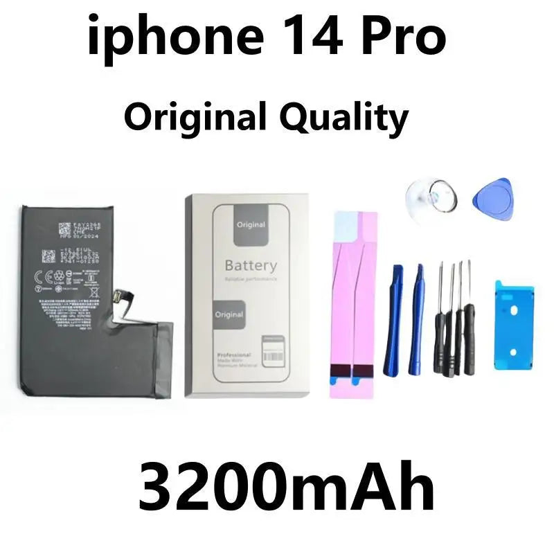 Xilecaly Battery For iPhone 14 Pro Max 11 Pro 12 13 Mini Pro Max Original Real High Capacity Replacement Bateria Warranty 1 Year